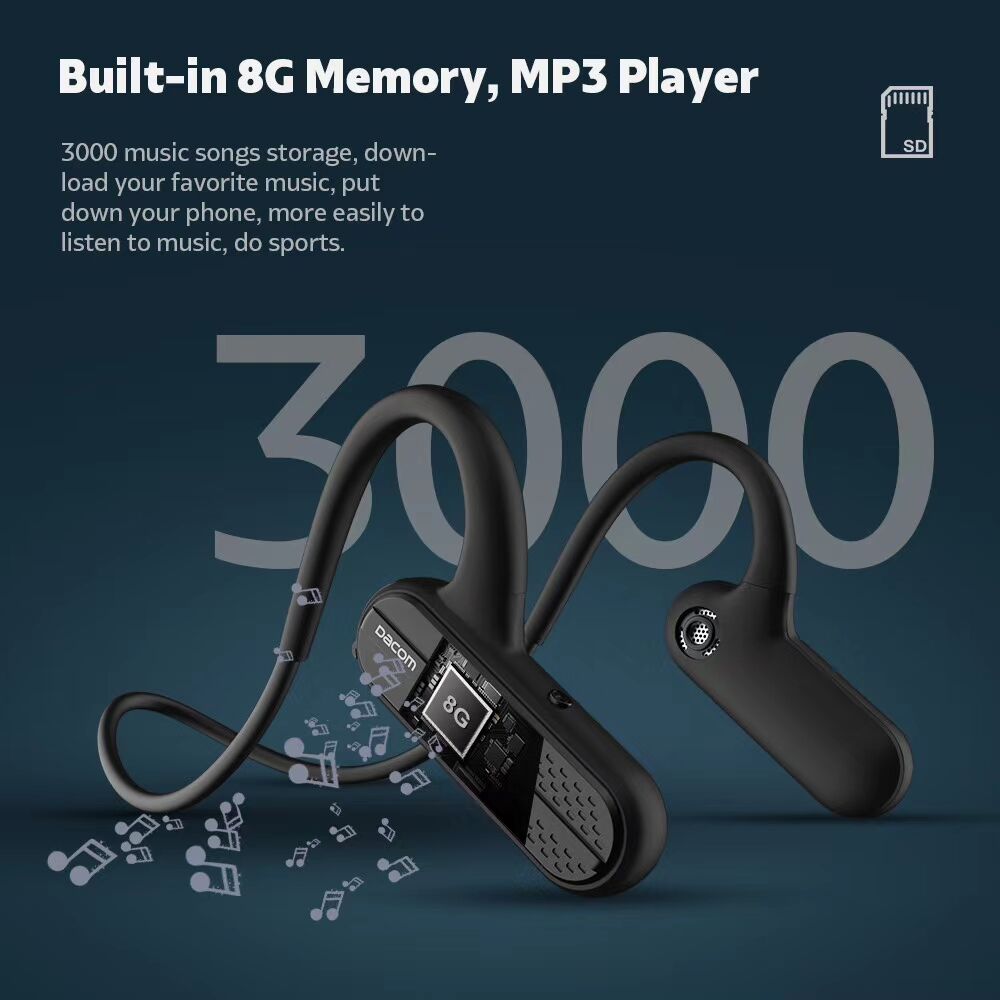 DACOM AirWings G56 MP3 Sports Bluetooth Headphone 8GB Player Open-Ear Wireless Headset Earphone DACOM AirWings G56 MP3 Sports Bluetooth Headphone 8GB Player Open-Ear Wireless Headset Earphone
